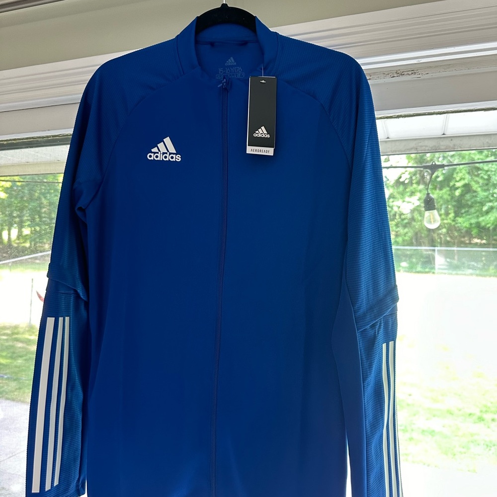Adidas soccer jacket youth XL